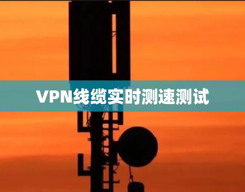 VPN线缆实时测速测试