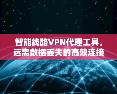 智能线路VPN代理工具，远离数据丢失的高效连接
