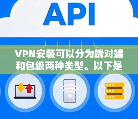 VPN安装可以分为端对端和包级两种类型。以下是安装VPN的具体步骤，适用于端对端VPN