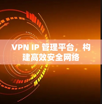 VPN IP 管理平台，构建高效安全网络