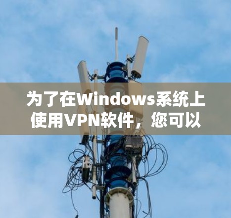 为了在Windows系统上使用VPN软件，您可以按照以下步骤进行
