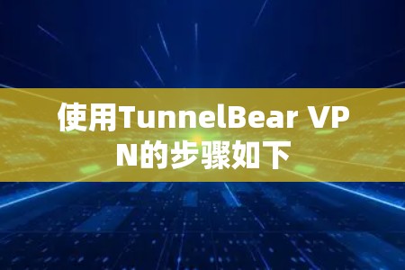 使用TunnelBear VPN的步骤如下
