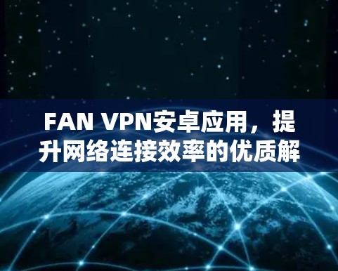 FAN VPN安卓应用，提升网络连接效率的优质解决方案