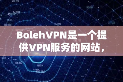 BolehVPN是一个提供VPN服务的网站，用户可以通过访问其官方网站下载